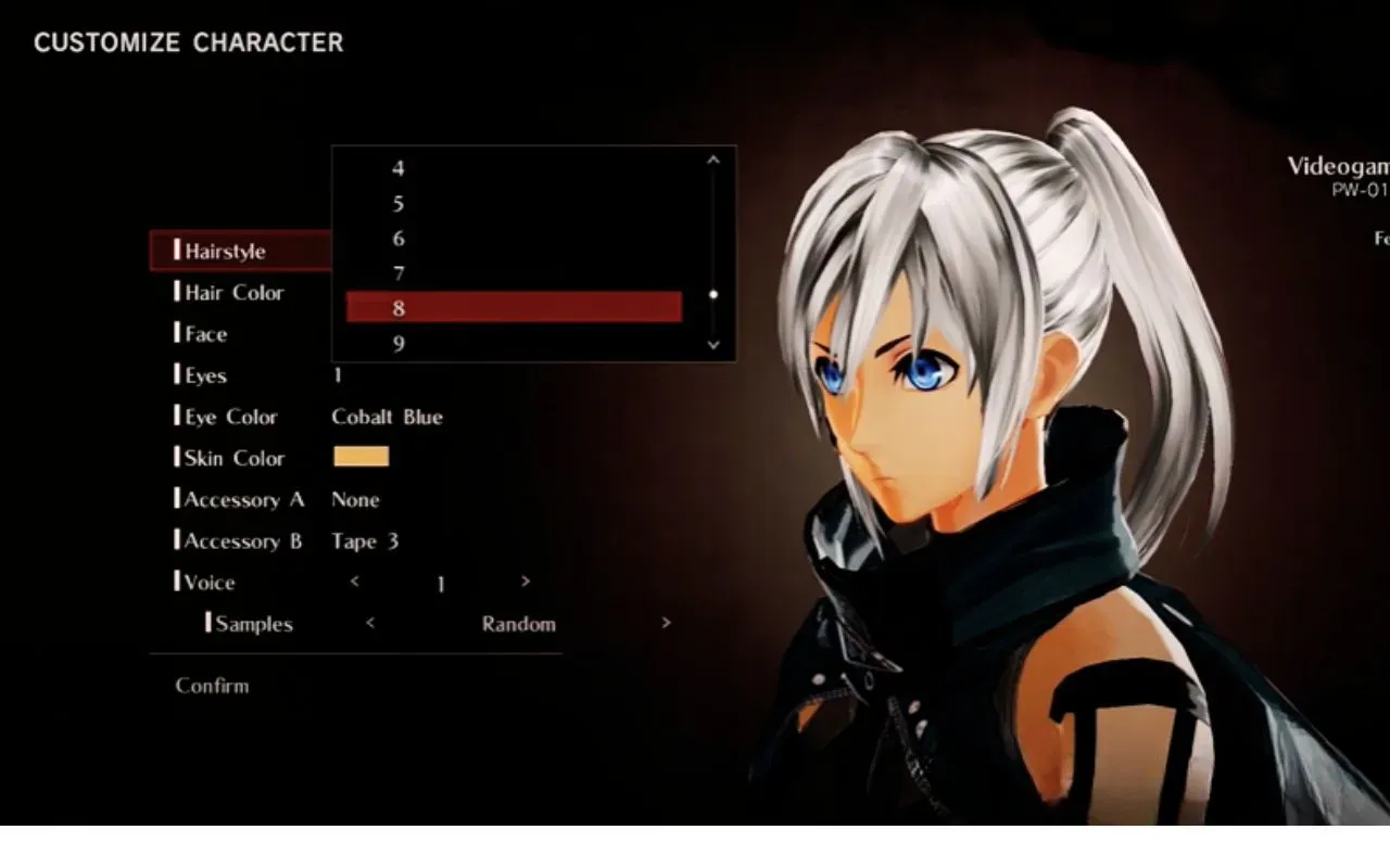 God Eater Character Customization