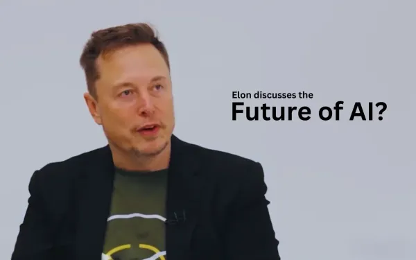 Elon discussing the future of AI